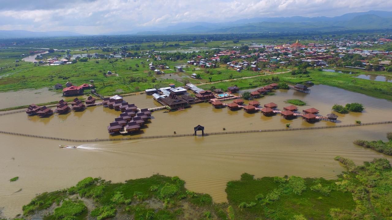 Shwe Inn Tha Floating Resort Inle Lake Exterior photo